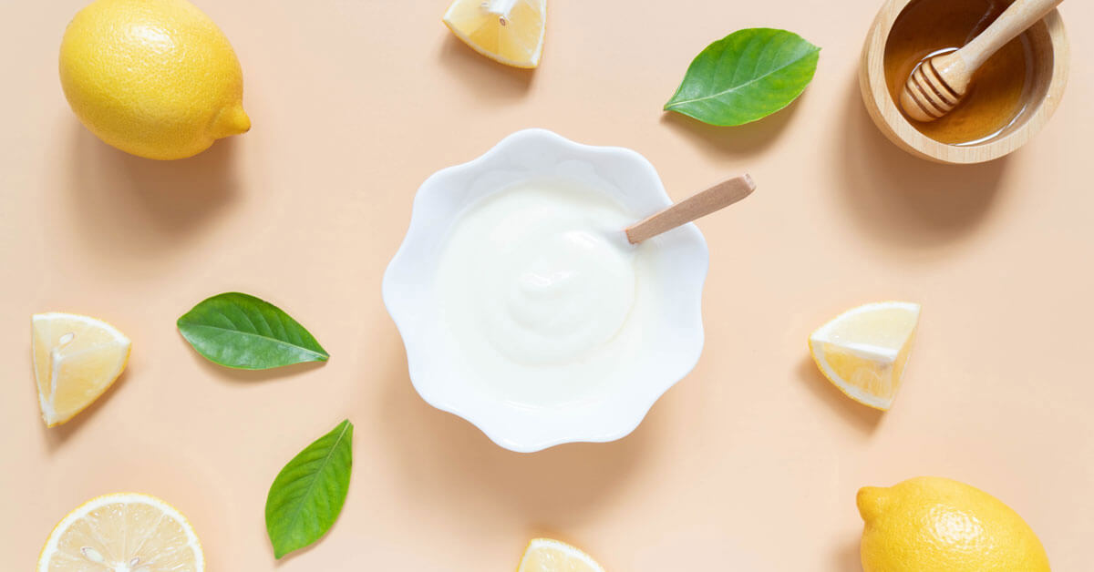 وصفة الزبادي بالعسل والليمون